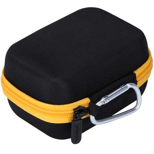 Lebakort Hard Case Compatible with Garmin eTrex 10/20 / 20x / 30x / 22x / 32x / SE Worldwide Rugged Handheld GPS Navigator (Black + Yellow Case) - color: Black + Yellow Case