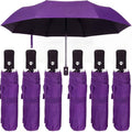 Jexine Windproof Travel Umbrella Compact Small - color: Purple