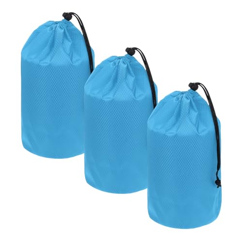 Drawstring Bag with Toggle Cinch Sack and Ditty Pouch Durable Ditty - color: Blue, size: Medium