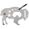 UST Tool-a-Long Multi-Tool Carabiners with Durable, Compact Stainless Steel Construction for Hiking, Kayaking, Camping, Travel and Outdoor Survival - style: Buffalo