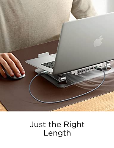 AINOPE USB to USB Cable, 1.5FT*1Pack USB 3.0 A to A Male to Male Cable [Never Rupture] Double End Type A Cord for Data Transfer, Compatible with Hard Drive Enclosures, Laptop Cooler, KVM, DVD Player - color: Grey, size: 1.5FT