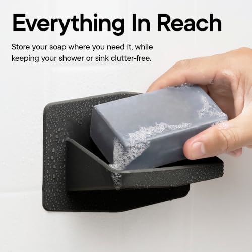 TOOLETRIES The Benjamin Soap Holder for Shower - Charcoal