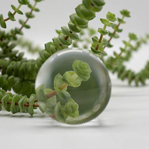 Sanung 8X Dome Magnifying Glass High Definition Round High Transparent Acrylic Optical Magnifier Reading Aid Paperweight Half Ball Lens Magnifier for Reading Books Map Newspapers (Pack of 2) - size: Compact (Pack of 2)