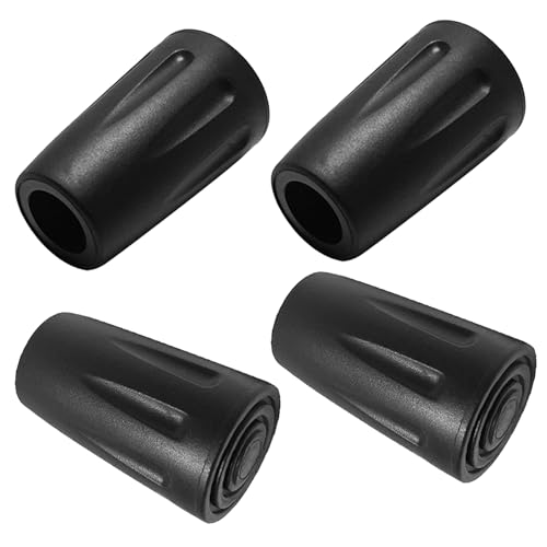 Amzlike Extra Thick and Wear ResistingTrekking Pole Tip Accessories Set Hiking Pole Rubber Tips Replacement
