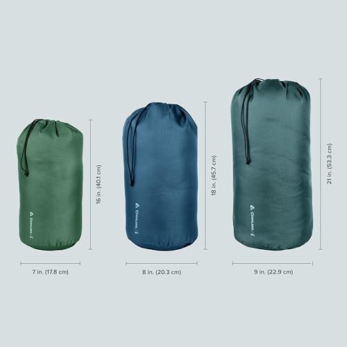 Coghlan’s Stuff Sacks & Ditty Bag Sets – Lightweight Ripstop or Mesh Storage Bags for Organizing Camping, Hiking, and Travel Gear - style: 15L