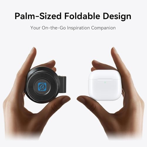 APEXEL Magnetic Telescope Phone Adapter, 45-55mm Aluminum Foldable Photo Adapter Fits All Smartphone, Universal Phone Mount for Binocular, Monocular, Microscope, Spotting Scope