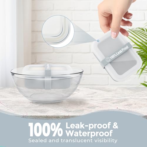 Compact Leakproof Travel Soap Case with Lid & Silicone Strap - Portable Draining Soap Bar Holder for Gym, Bathroom, Camping - Lightweight Silicone Soap Dish Container (Gray) ﻿ - color: Gray