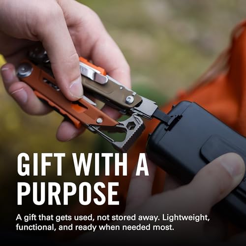 LEATHERMAN Signal 19-in-1 Multi-Tool, Blue and Red | Ferrocerium Fire Starter, Emergency Whistle & Diamond-Coated Sharpener for Camping, Hiking & Survival, Made in USA - color: Blue/Red
