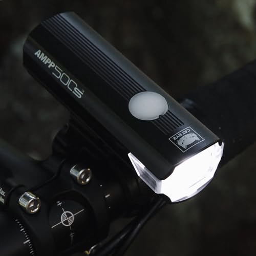 CATEYE AMPP USB Rechargeable Bike Light | Commuters, Road Cyclists & Mountain Bikers, Day & Night Riding Modes, IPX4 Waterproof, Tough & Durable - style: Ampp500s