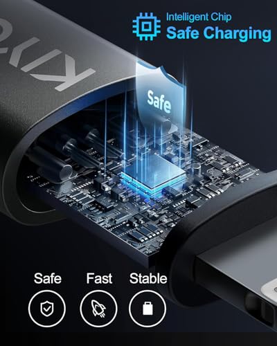 USB C to USB C Cable Coiled 3FT 2Pack, Braided Type C Charger for Car-Black | 66W Fast Charging Cord Compatible with iPhone 17 16 15, iPad, Sam sung Galaxy, Google Pixel, Moto, TCL Phones - color: Black, size: 3FT - 2Pack, style: USB C to USB C