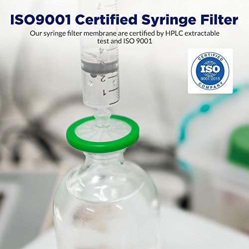 10 Pack Syringe Filter Sterile PES, 0.22µm, 33mm, Individually Packed