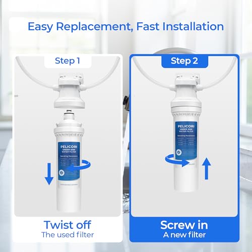 Oceanloch-m Water Filter Replacement, 2-Pack | Compatible with C Pure Oceanloch-m Filtration System 790OCLOCARTM, 1 Micron Rating, 1.67 GPM Flow Rate