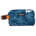 PackIt Freezable Snack Box, Camo Shark, Built with ECOFREEZE Technology, Collapsible, Reusable, Zip Closure with Buckle Handle, Great for Fresh Snacks on the go (Pack of 12) - color: Camo Sharks