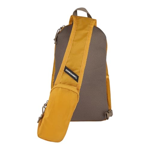 Eddie Bauer Stowaway Packable Sling Bag | Foldable | Travel | Outdoor | Lightweight | Compact | Everyday Carry | Ripstop Nylon | 10L - Field Gold - color: Field Gold