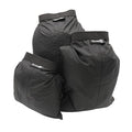 TRENDBOX Roll Top Waterproof Dry bag Kit Storage Compression Bag Sack Poch Packing Organizers Water Resistant Camping Travel - color: Black