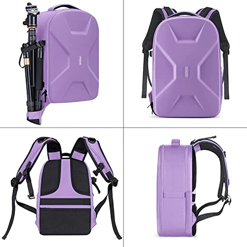 MOSISO Camera Backpack, DSLR/SLR/Mirrorless Photography Camera Bag - color: Purple