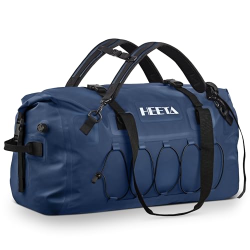 HEETA Waterproof Duffel Bag Travel Motorcycle Dry Bag Backpack 60L/80L/110L - color: Dark Blue, size: 80L
