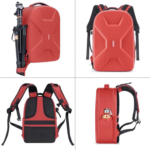 MOSISO Camera Backpack, DSLR/SLR/Mirrorless Photography Camera Bag - color: Red