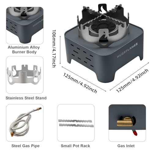 Propane Camping Stove with Carrying Case & Ignition Portable Gas Stove for Outdoor Camping BBQ Hiking - style: Infrared Burner