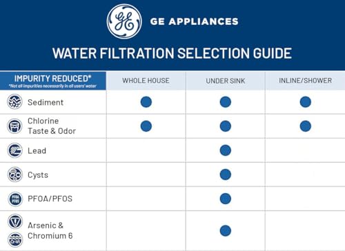 GE Icemaker & Refrigerator System, Exterior Connection, Ice for Beverages, Reduce Chlorine Taste & Odor for Better Water, Replace Every 6 Months, GXRLQK - size: 1 Count (Pack of 1), style: GXRLQK