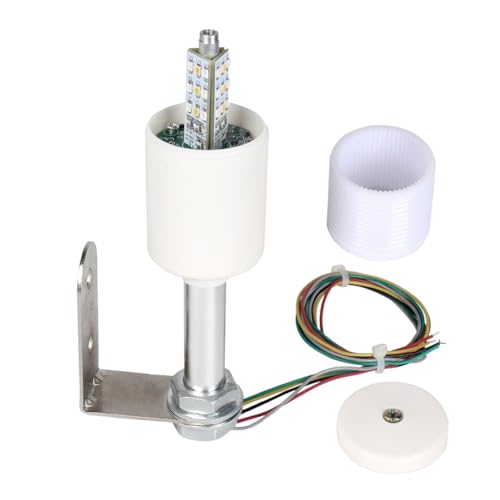 Industrial Warning Light 3 Color in 1 Layer Red Yellow Green Led Signal Flashing Light with Buzzer L Style Base - color: Flashing, size: 24V With Buzzer