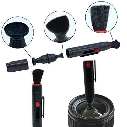 Lens Cleaning Kit Contains Rubber Rocket Air Blower Duster & Cleaning Pen