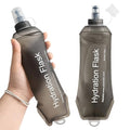 GUYI GYGYL Soft Flask Collapsible Water Bottle for Sports, 500ml Grey 2pcs - color: 2Pcs 500ml Grey