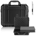 Relaxweex 11.3 x 8.7 x 4.2 Inch Hard Case, Grid Shell, Black - color: Black, size: 11.3 x 8.7 x 4.2 Inch, style: Grid Shell