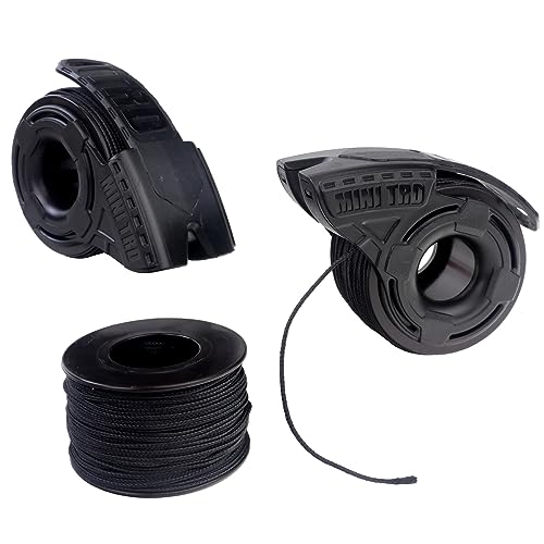 Atwood Rope MFG V2 Micro Utility Cord Rope Dispenser 125ft Tactical Nylon/Polyester Reusable Spool Mini TRD | Cutting Blade, Cord Grip, View Port, Belt Clip