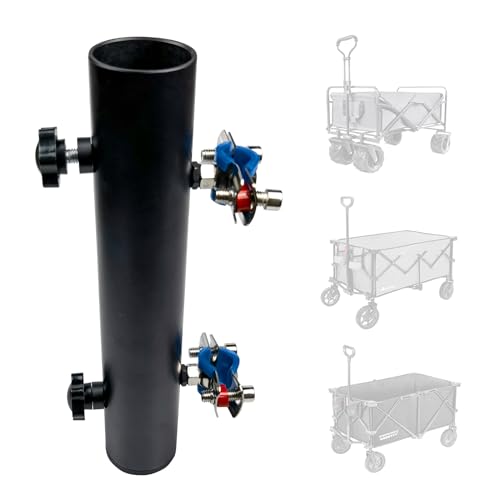Rod Holders - Ideal for Wagons, Gardening Wagons, Gorillas and Campers, Golf carts. Clip-on mounting. - color: Black2