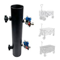 Rod Holders - Ideal for Wagons, Gardening Wagons, Gorillas and Campers, Golf carts. Clip-on mounting. - color: Black2