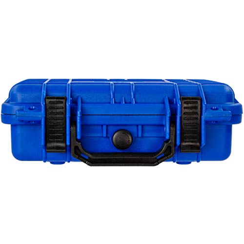 Eylar Protective Gear and Camera Hard Case Waterproof Dry Box with Foam 11.6 Inch 8.3 Inch 3.8 Inch (Blue) - color: Blue