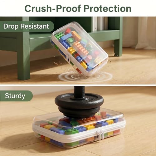 3Pcs Clear Hard Shell Zipper Case, Water Resistant Travel Pouches MMM | Diaper bag, makeup, toiletry & toy storage; rigid PET protects from crush, water and dust, with assorted sizes for daily use. - size: 3PCS MMM