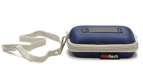 Navitech Blue Hard Water Resistant Hard Camera Case Compatible With Sony RX100 VII Advanced Premium Compact Camera