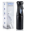 Continuous Spray Bottle for Hair, 6.8 OZ Ultra Fine Mist Spray Bottle - color: Whole Black