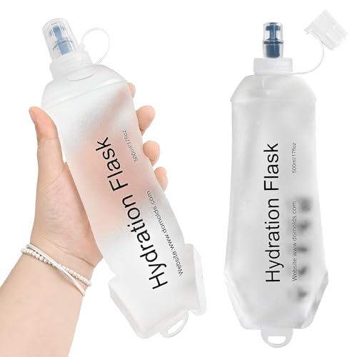 GUYI GYGYL Soft Flask Collapsible Water Bottle for Sports, 500ml White 2pcs - color: 2Pcs 500ml White