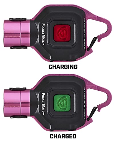 Streamlight 73303 PocketMate 325-Lumen USB Rechargeable Capable Flashlight | 325 lumens; USB rechargeable capable; multi-mode lighting; IPX-rated water resistant; impact-resistance tested - color: Pink