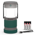 Energizer S-500 Hybrid Power Camping Lantern, Solar, Rechargeable, or AA Battery Powered, IPX4 Water Resistant Bright LED Lantern - style: 500 Lumens