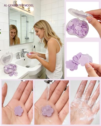 360pcs Paper Soap Sheets Portable Travel Hand Soap for Hand Washing