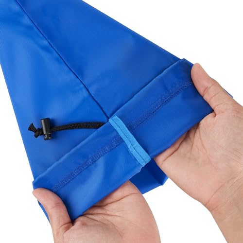 PALTERWEAR Drawstring Bag with Toggle - Nylon Cinch and Ditty Pouch Six-Pack (Blue, 8 x 11 Inch, Set of 6) - color: Blue, size: 8 x 11 Inch