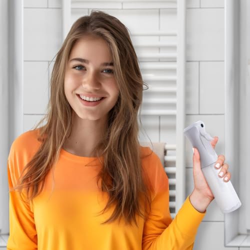 VIGOR PATH Continuous Mist Clear Spray Bottle 200ml Fine Mist for Hair - size: 6.7 Ounces