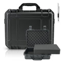 NineLeaf Hard Case with DIY Customizable Foam Insert 14.3 x 11.4 x 4.5 Inch - color: Black Hard Case, size: 14.3 x 11.4 x 4.5 Inch