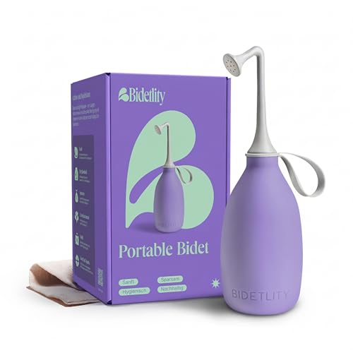 Portable Bidet, Peri Bottle, Travel Bag, BPA Free, Proud Purple - color: Proud Purple