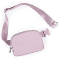 ODODOS Unisex Mini Belt Bag with Adjustable Strap Small Fanny Pack for Workout Running Traveling Hiking, Lavender - color: Lavender