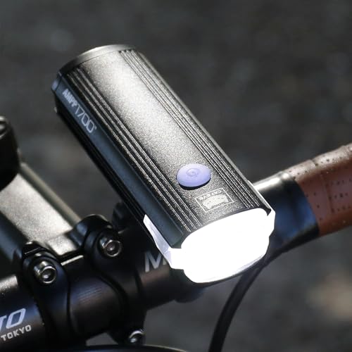 CATEYE AMPP USB Rechargeable Bike Light | Commuters, Road Cyclists & Mountain Bikers, Day & Night Riding Modes, IPX4 Waterproof, Tough & Durable - style: Ampp1700