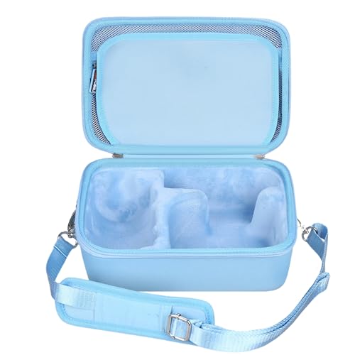 FBLFOBELI EVA Camera Case for Canon EOS Rebel T7/T8i/T5/R50/R100 | Hard EVA Shell, Shockproof & Water-Resistant, Custom Molded Interior, Detachable Shoulder Strap, Travel Storage Bag, Blue - color: Blue
