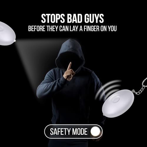 PAIN SAFARI Personal Alarm Keychain, 125dB Safety Siren for Women