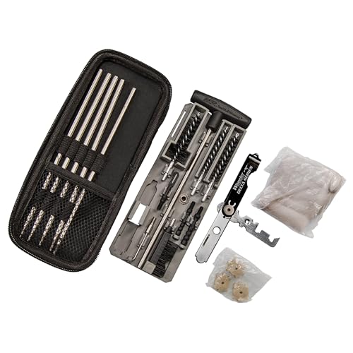 Smith & Wesson Compact Cleaning Kit, Compatible with Rifles, Pistols, and Handguns, for Cleaning, Maintenance, and Gunsmithing - style: Rifle Kit