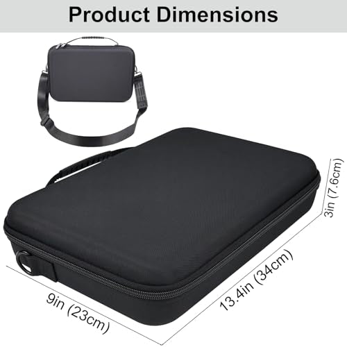 Barber Bag Clipper Case, Barber Carrying Case Organizer Box-Black | Adjustable Shoulder Strap, Mens Barber Accessories Bag for Clippers and Supplies, Hard Travel Case for Hair Cutting Grooming - color: Black