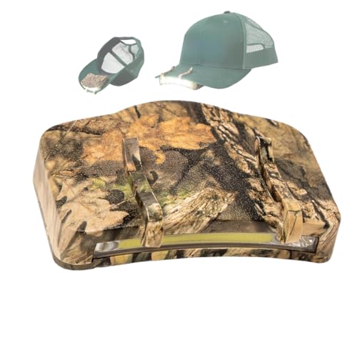MODERN NEEDS Night Vision Cap Light – Clip On Cap Light Powered by AAA, Dual LED Modes, Cap Flashlight and Hat Light for Billed Hats, Camping, Hunting, Fishing, Hiking, Walking, Repairs & Outdoor